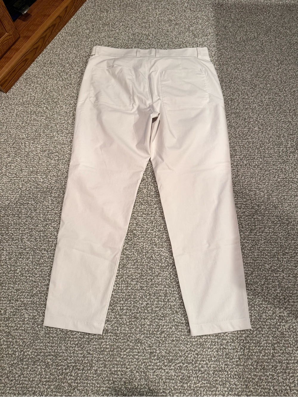 Lululemon Bone White Mens Straight Pants - Picture 4 of 5